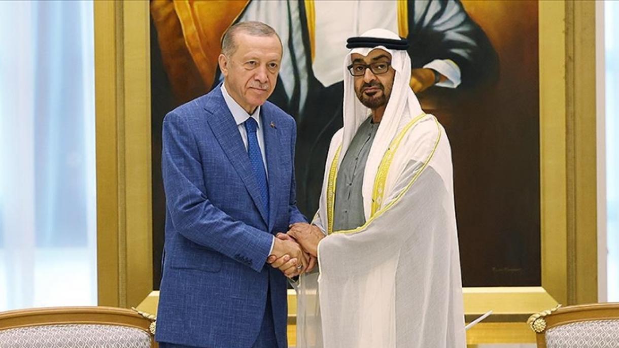 Erdogan látogatott az Egyesült Arab Emírségekbe