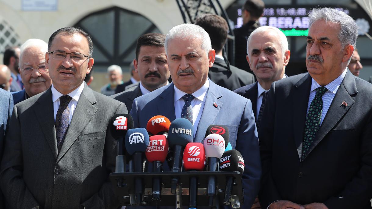 Baş nazir B.Yıldırım Rusiya və ABŞ-na çağırış edib