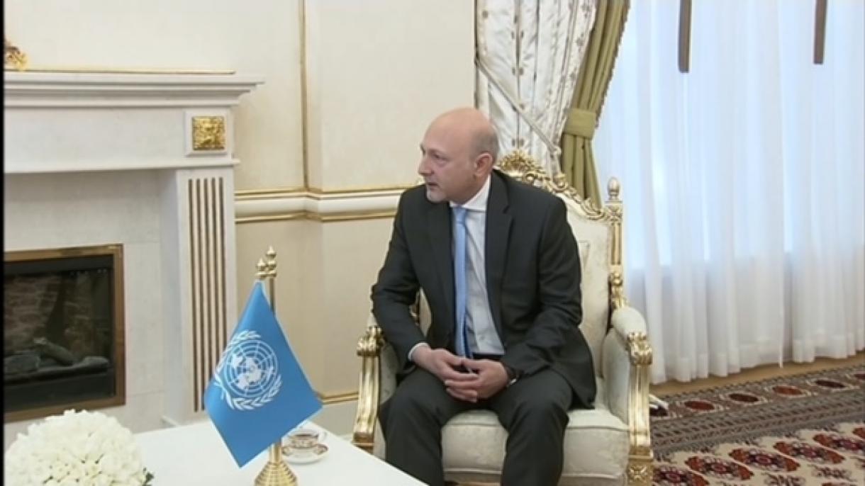 Berdimuhamedov, BM Genel Sekreteri Özel Temsilcisini Kabul Etti 3.jpg