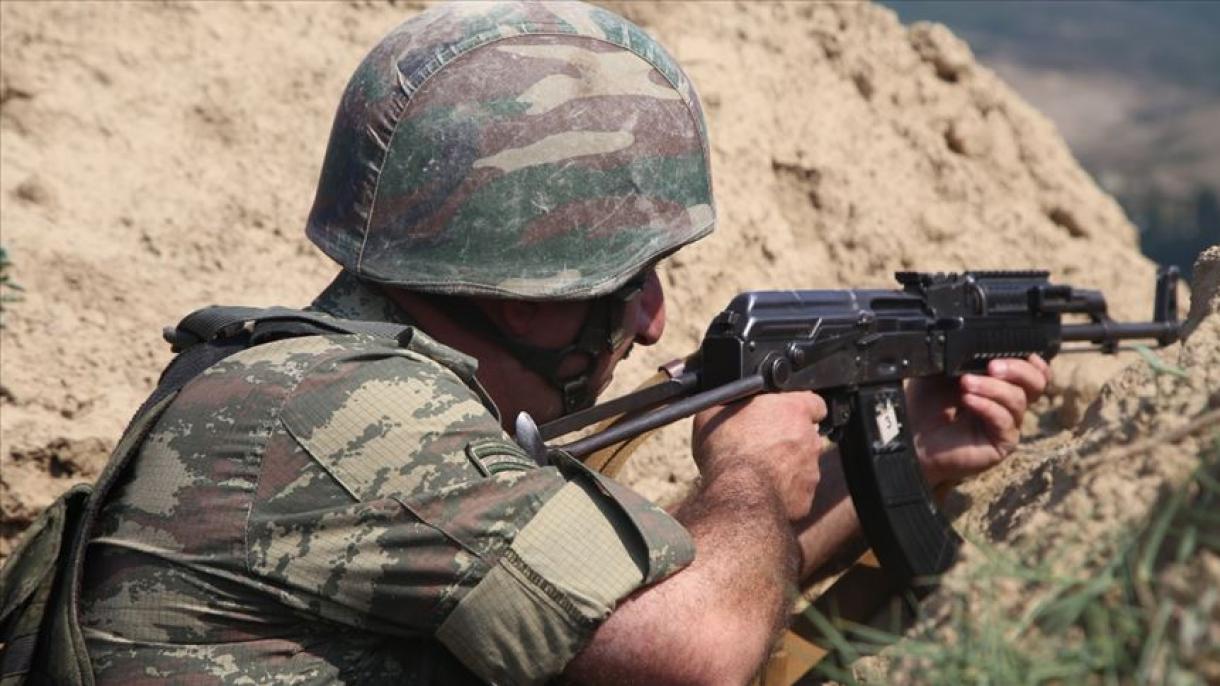 جلوگیری ارتش آذربایجان از اقدام خرابکارانه در خط مقدم جبهه با ارمنستان