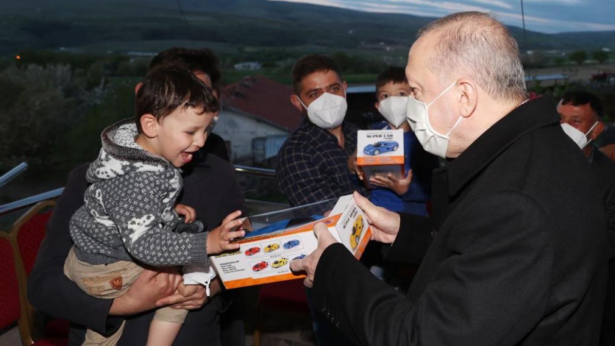 Erdogan était l'invité d'une famille à Ayas à l'occasion d'un diner de rupture de jeûne
