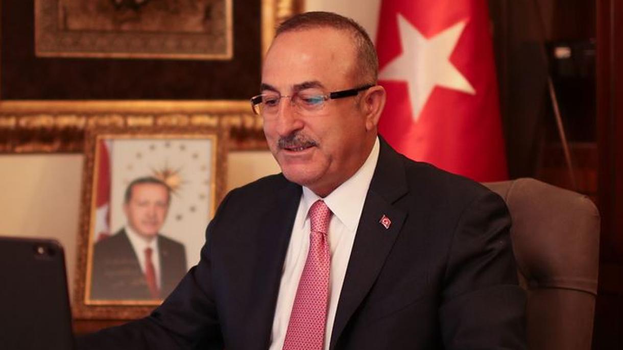 Çavuşoğlu realiza una reunión por videoconferencia con los consulados generales en América del Sur