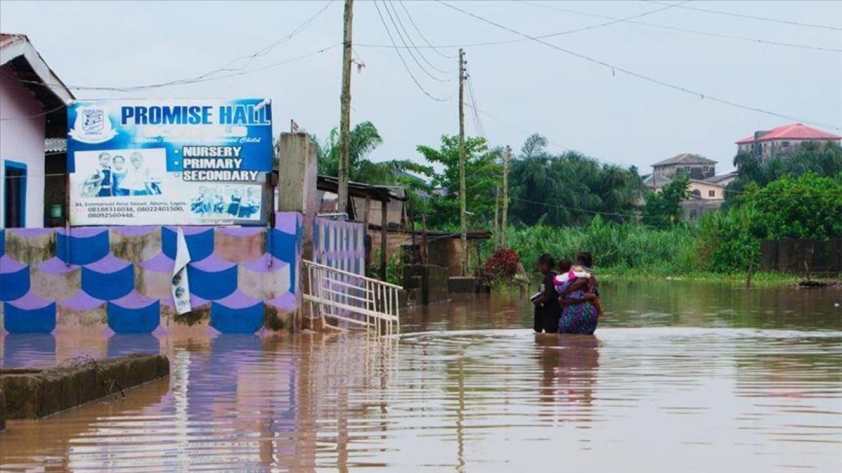 در نیجریه 225 روستا به طور کامل زیر آب رفت