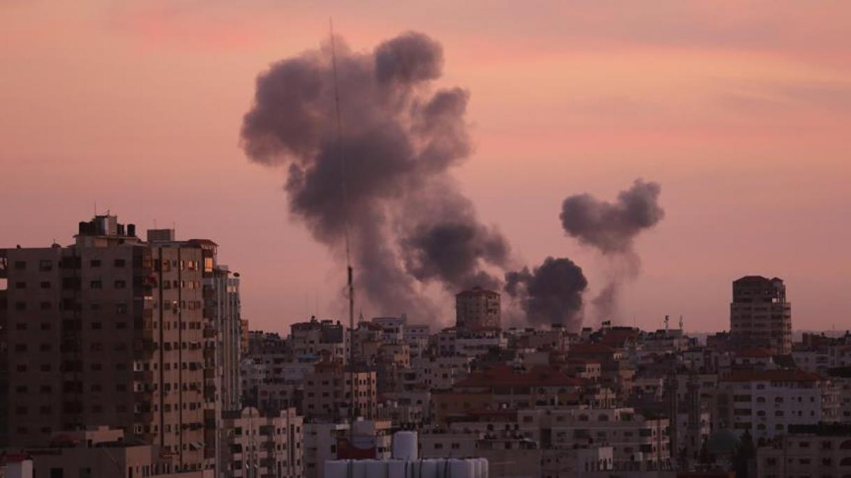 以色列战机对加沙哈马斯据点发动空袭