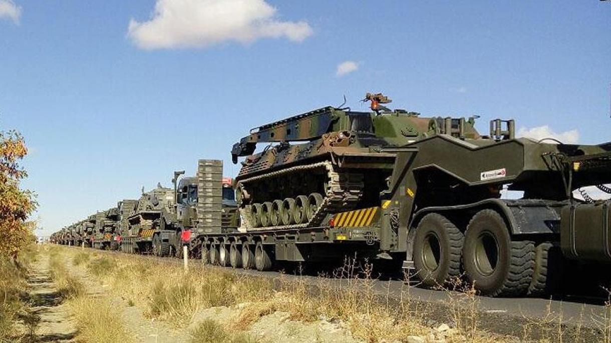 土耳其向边界城市派遣坦克与装甲车