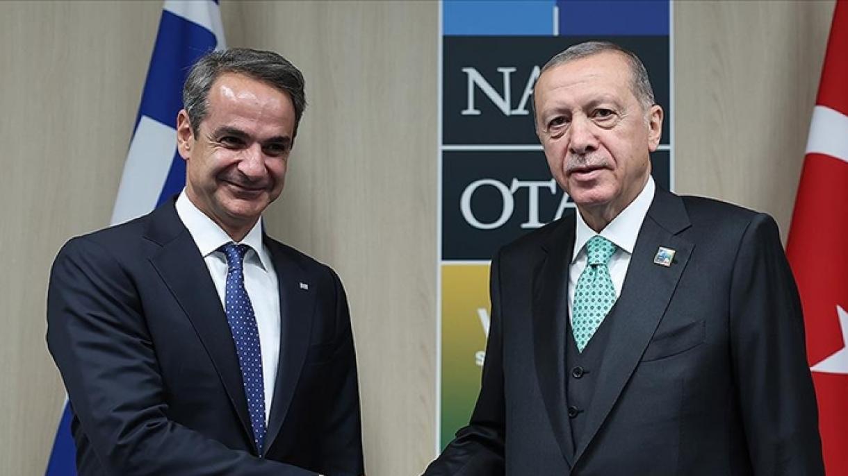 Mitsotakisz: jó hangulatban zajlott a találkozó a török államfővel