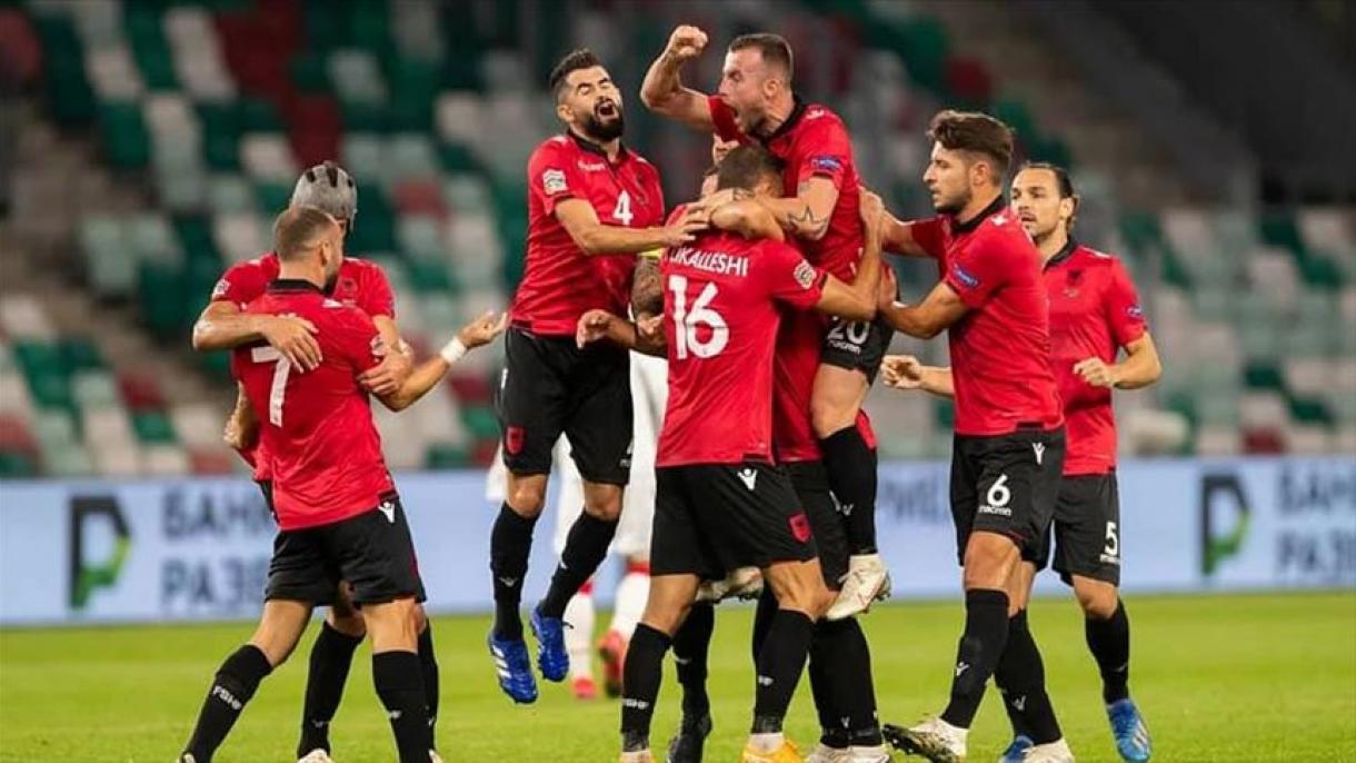 Shqipëria fiton ndeshjen me Bjellorusinë