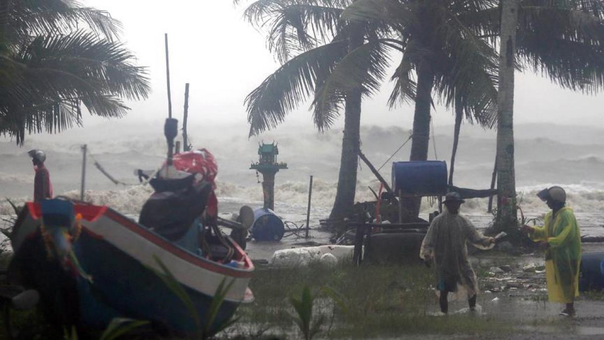 热带风暴帕布侵袭泰国东海岸地区