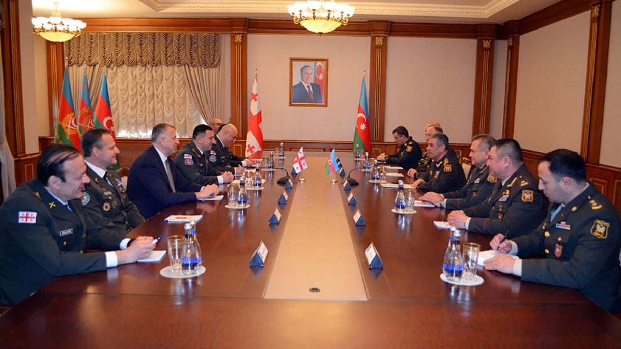 Azərbaycan ilə Gürcüstan arasında hərbi əməkdaşlığın inkişaf perspektivləri müzakirə edilib