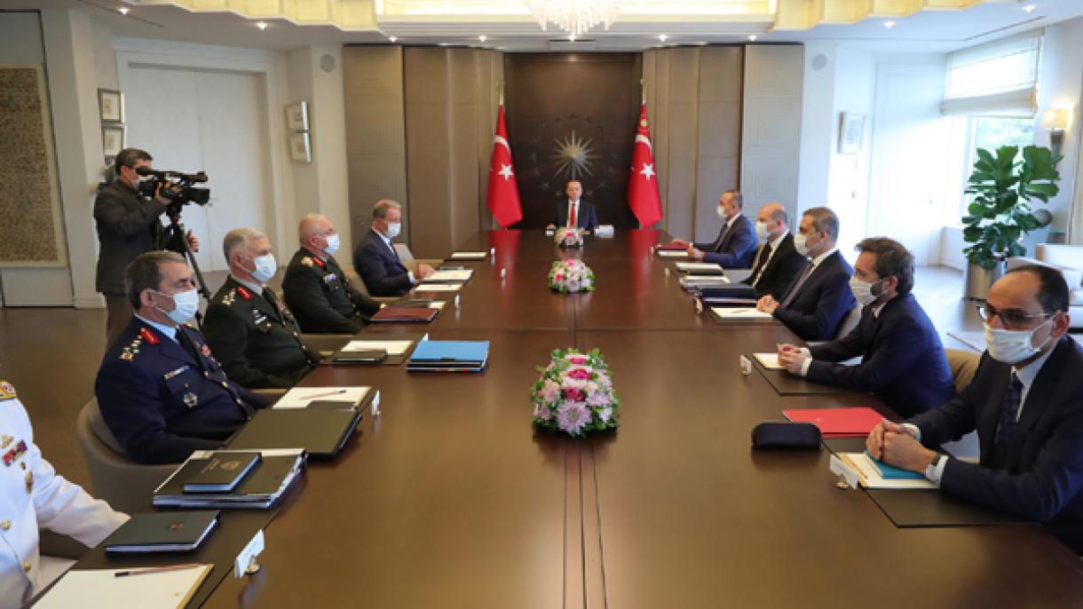 Erdogan drejtoi mbledhjen e Këshillit të Sigurisë Kombëtare