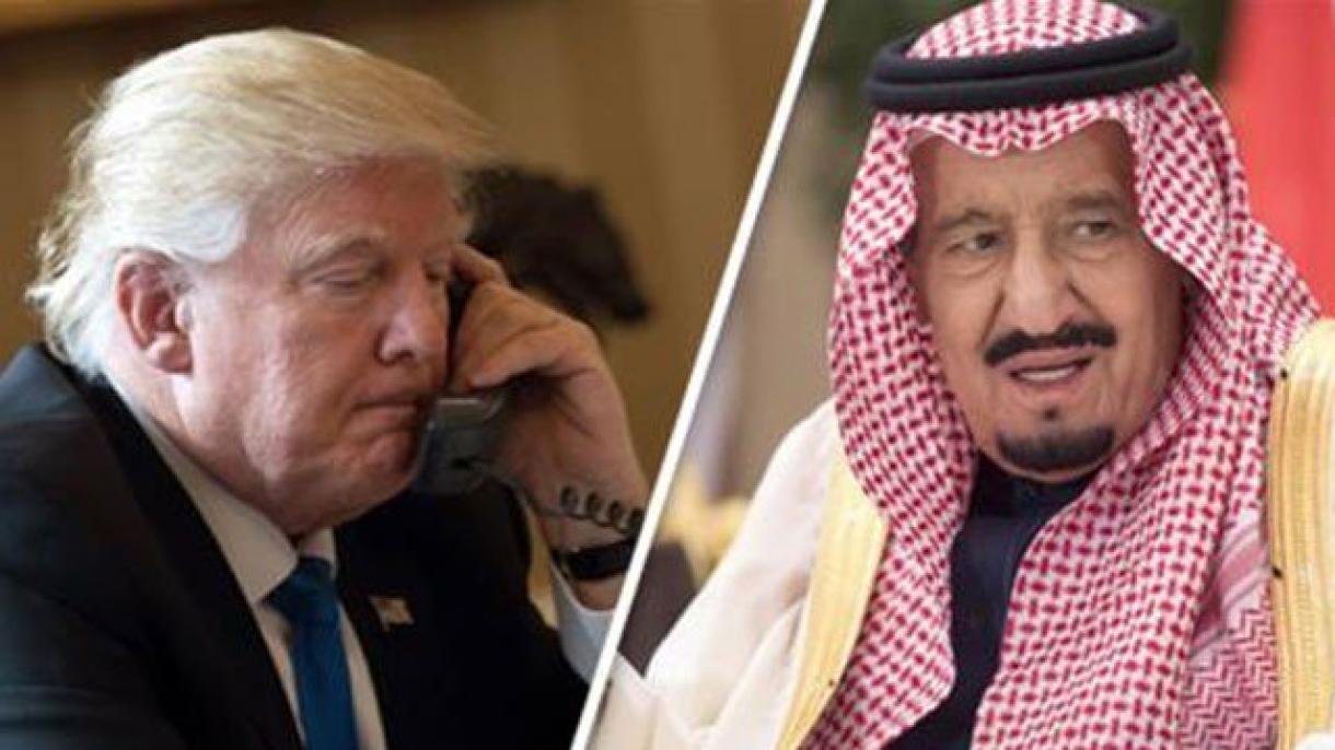 گفت‌وگوی تلفنی ترزا می با پادشاه و ولیعهد عربستان سعودی
