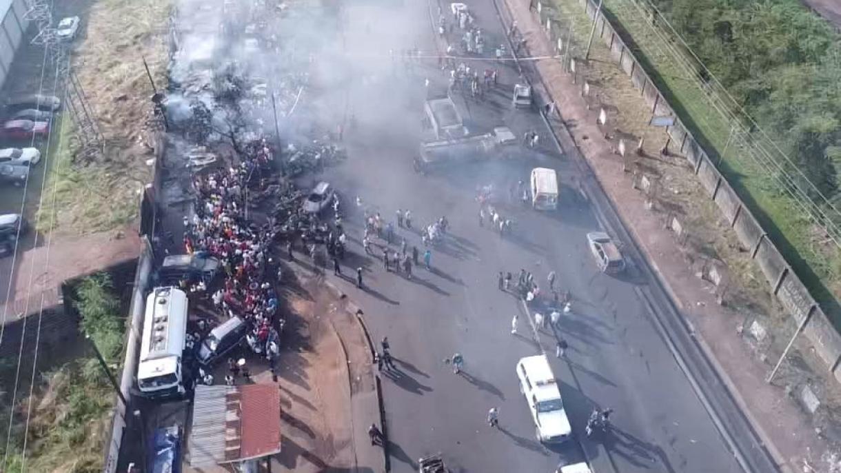 تعداد قربانیان حادثه تانکر سوخت در سیرالئون به 115 نفر رسید