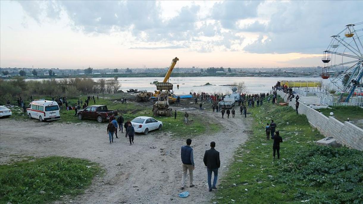 ترکی کی  دریائے دجلہ کے فیری بوٹ حادثے کی امدادی سرگرمیاں جاری
