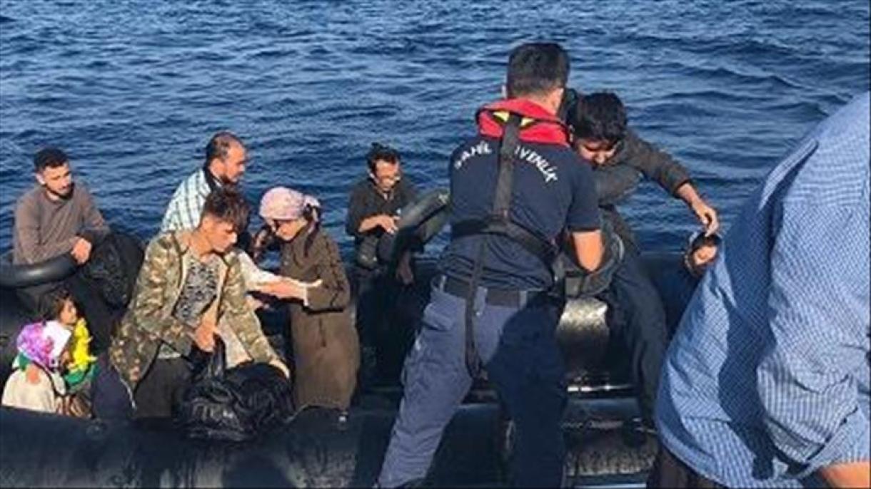 گارد ساحلی تورکیه 72 مهاجر را از خطر غرق شدن نجات داد