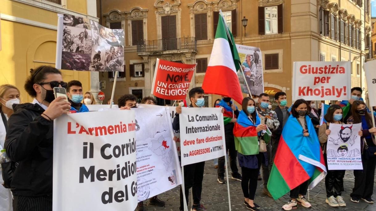 Протест срещу Армения в Италия...