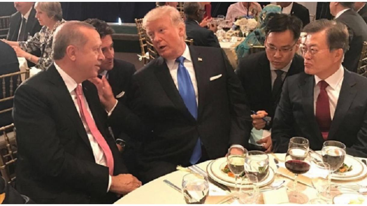 اردوغان و ترامپ در ضیافتی در نیویورک گردهم آمدند