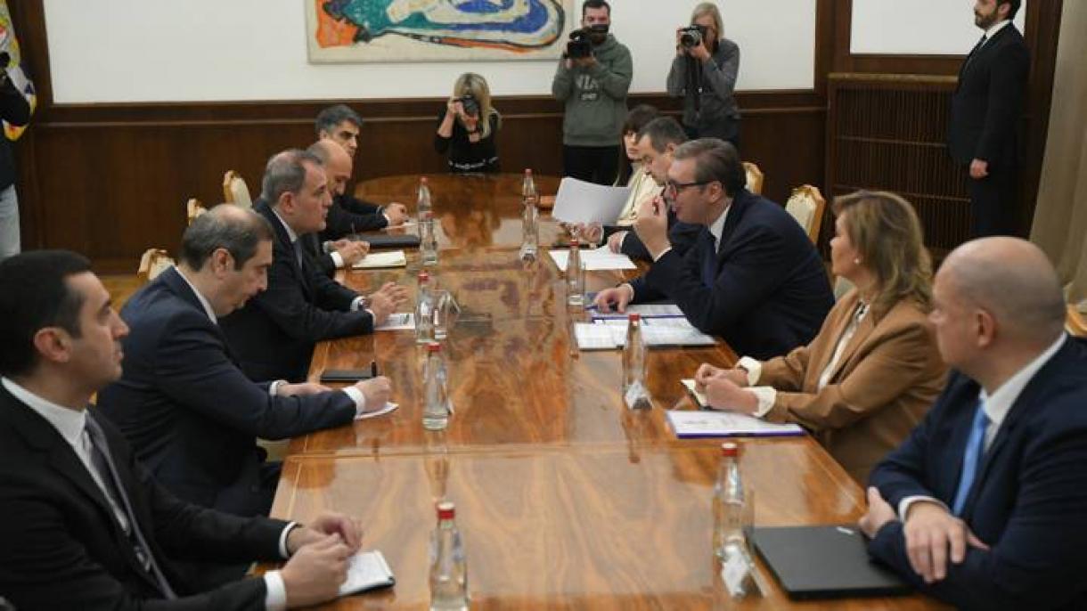 دیدارهای وزیر امور خارجه آذربایجان در صربستان