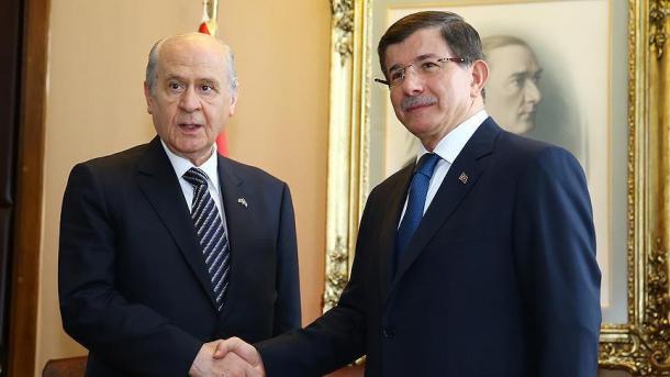 Turquie: Davutoglu rencontre Bahceli chef du MHP