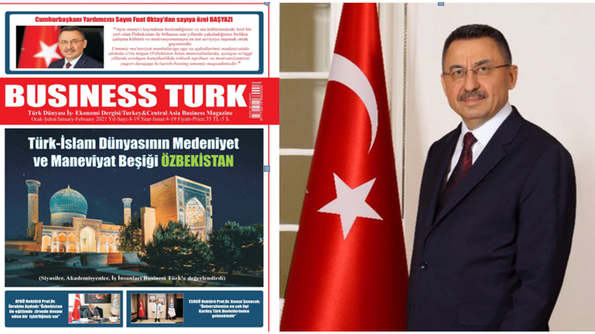 Fuat O'ktay:"2021 yil O'zbekiston-Turkiya munosabatlarida katta muvaffaqiyatlar yili bo‘ladi"