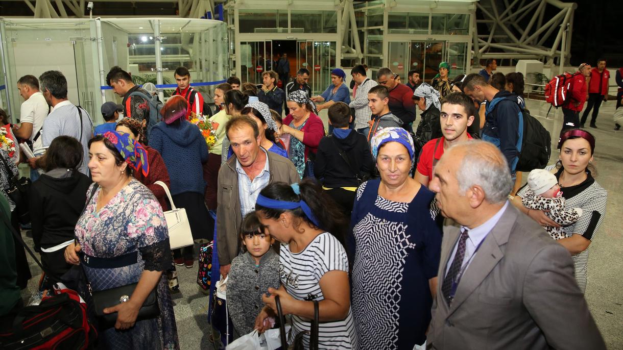 ahiska türkliri ana yurtigha qaytti