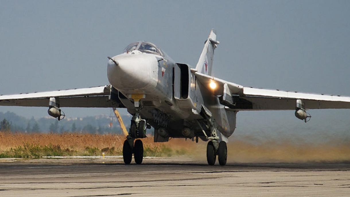 سقوط یک فروند هواپیمای سوخو 24 روسیه در سوریه