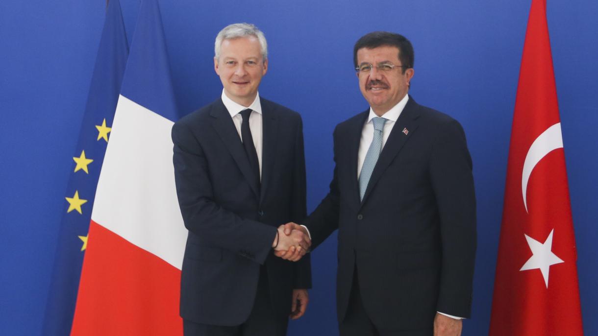 Nihat Zeybekchi Parijda hamkasbi Bruno Le Maire bilan uchrashdi