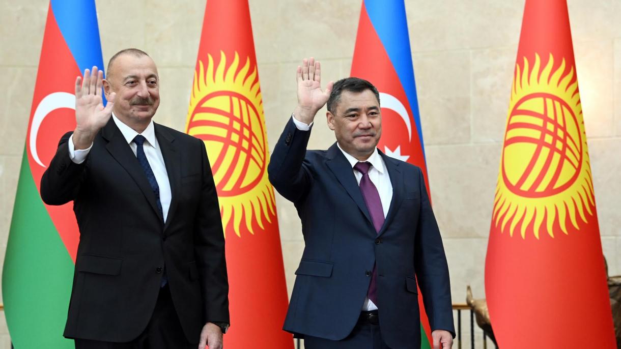 Ozarbayjon prezidenti Ilhom Aliyev Qirg‘izistonga tashrif buyurdi