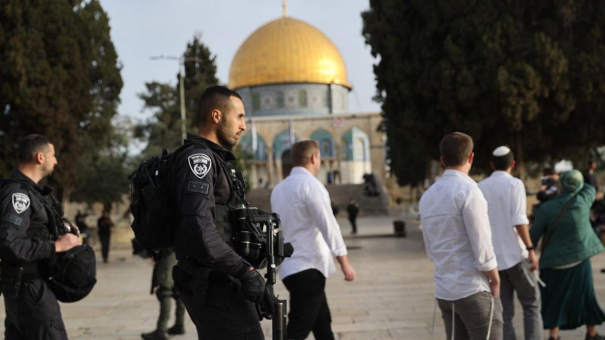 Una nuova irruzione degli ebrei fanatici nella Moschea al-Aqsa