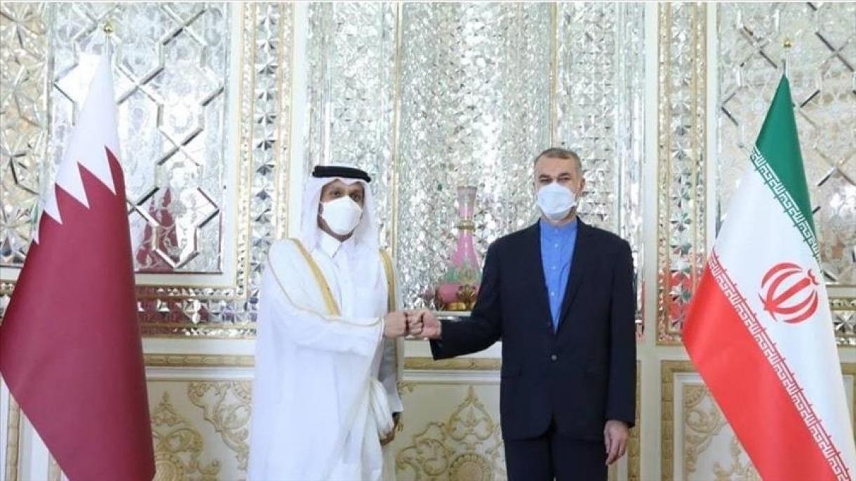 بازگشت به مذاکرات هسته‌ای در دستور کار وزرای خارجه قطر و ایران قرار گرفت