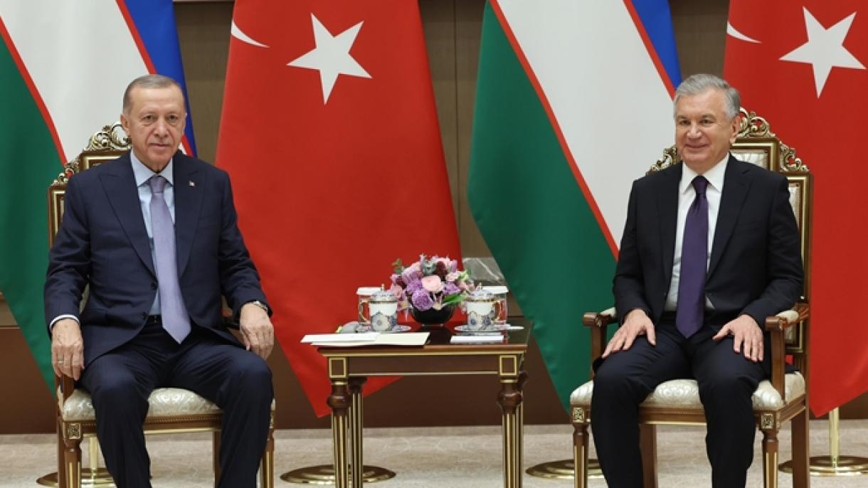 Ердоган се срещна с президента на Узбекистан