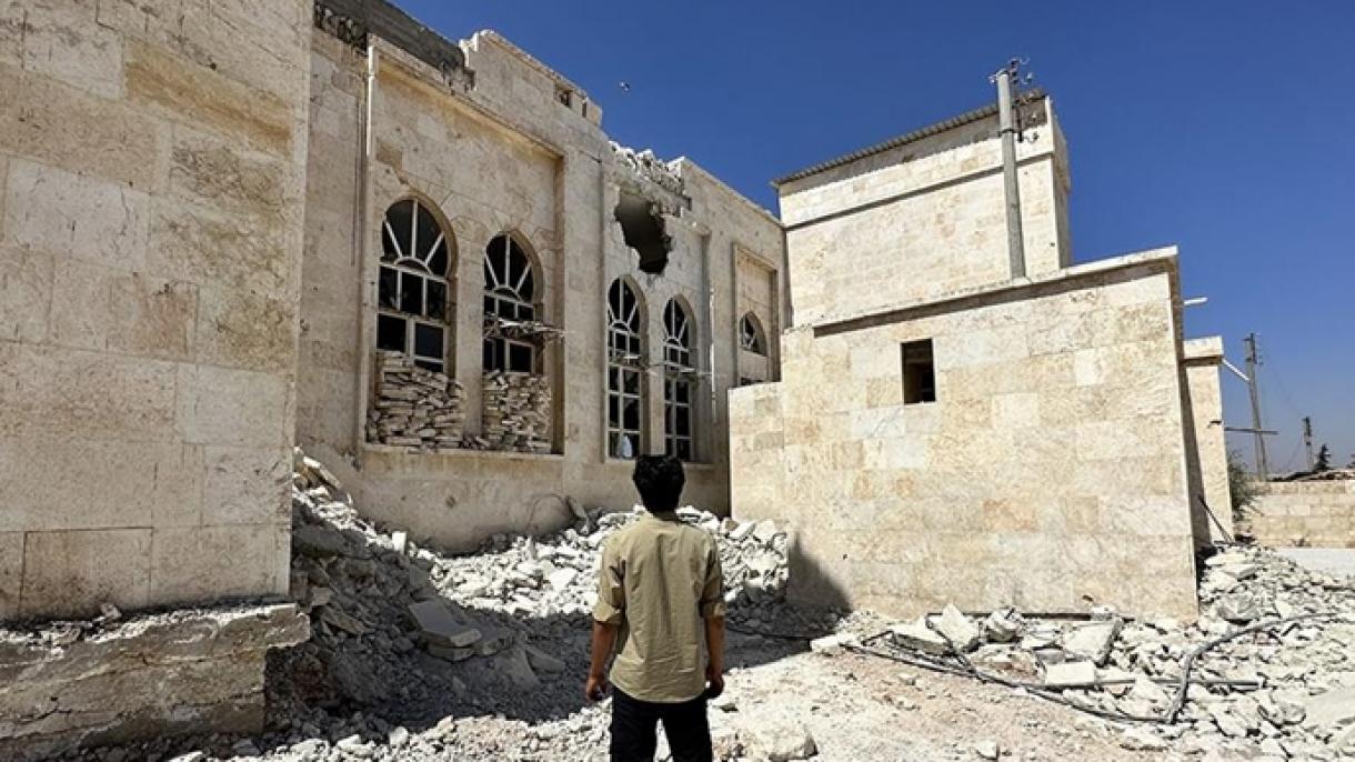 叙利亚北部巴卜清真寺遭火箭弹袭击