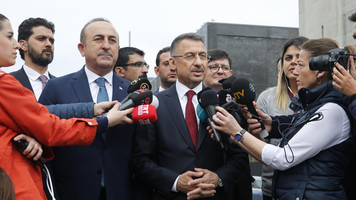 ترک نائب صدر اور وزیر خارجہ کی نیو زی لینڈ سانحہ کے جائے مقام کا دورہ