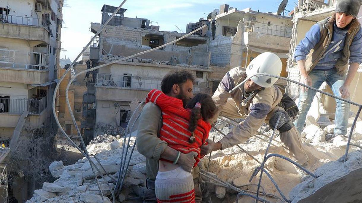 شامی جنگی طیاروں کی  حلب پر بمباری ، 4 شہری ہلاک  10 زخمی