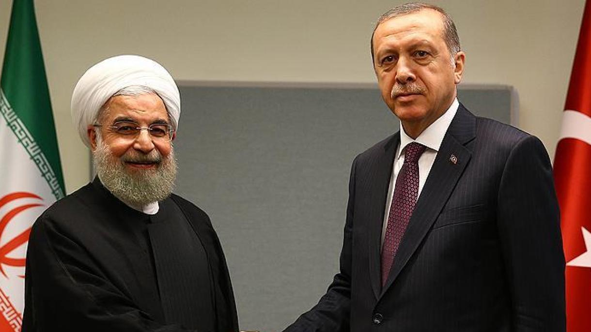 Le président Erdogan s'est entretenu avec son homologue iranien Rohani
