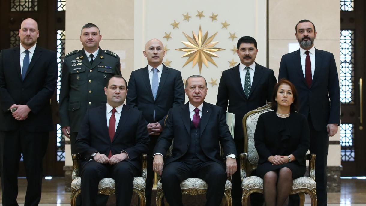 اردوغان سفیر کبیران جدید گرجستان و اسپانیا را به حضور پذیرفت