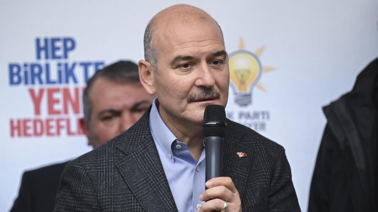 Ички иштер министри Сүлейман Сойлу террор менен ийгиликтүү күрөшкө токтолду