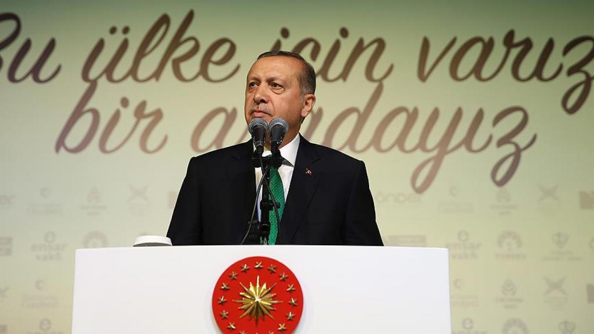 Президент Эрдоган Стамбул Халич Конгресс Борборунда ифтарга катышты