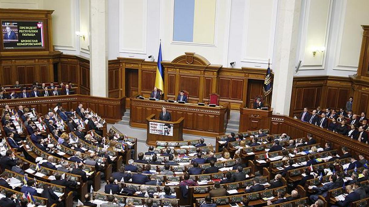 O parlamento da Ucrânia terminará o acordo de amizade com a Rússia
