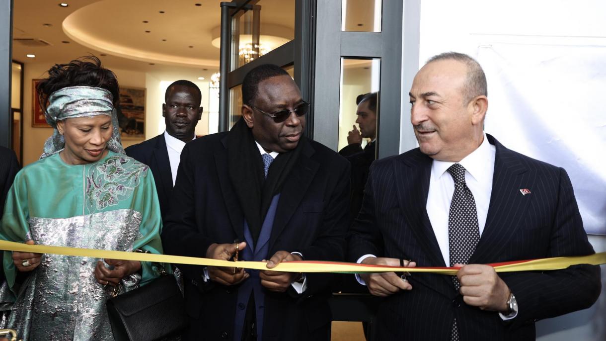 چاووش‌اوغلو در  افتتاحیه ساختمان جدید سفارت سنگال در آنکارا شرکت جست