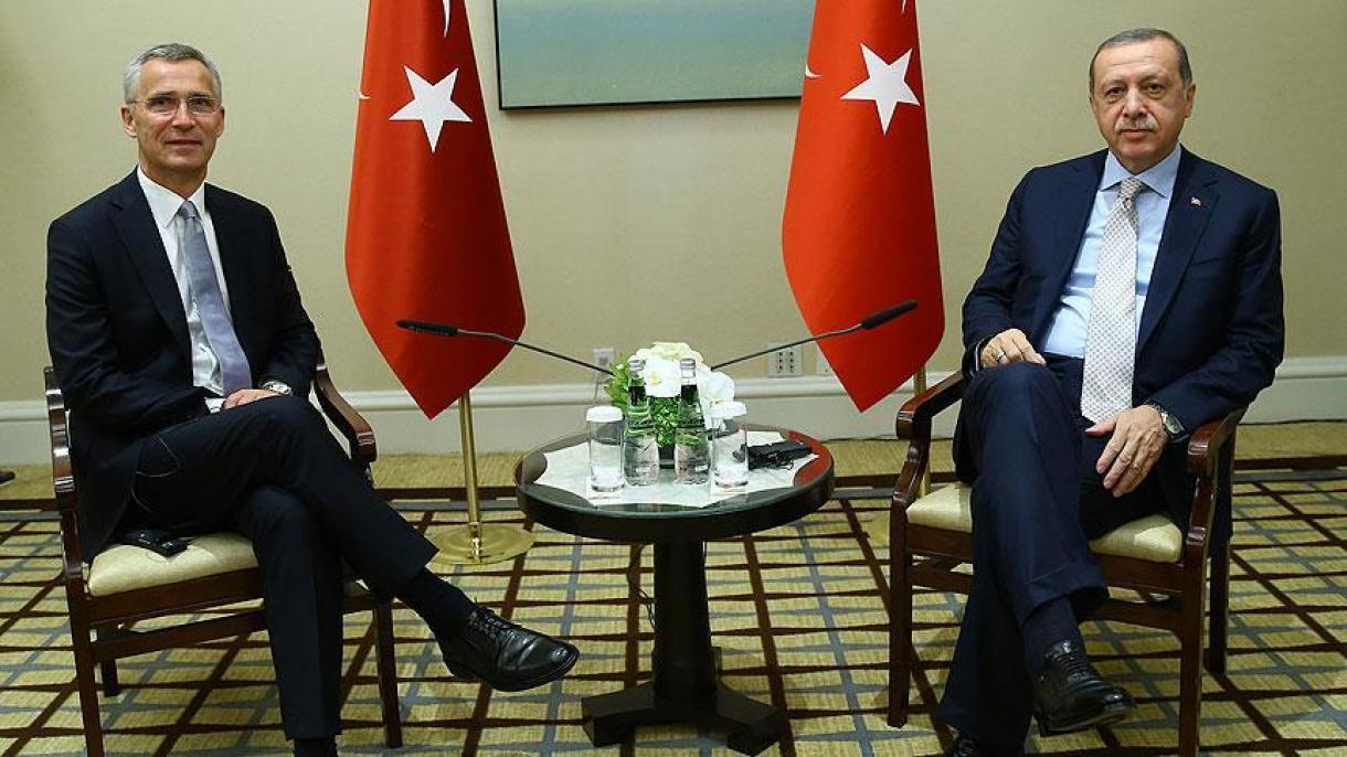 Președintele Recep Tayyip Erdogan s-a întâlnit cu Secretarul General al NATO