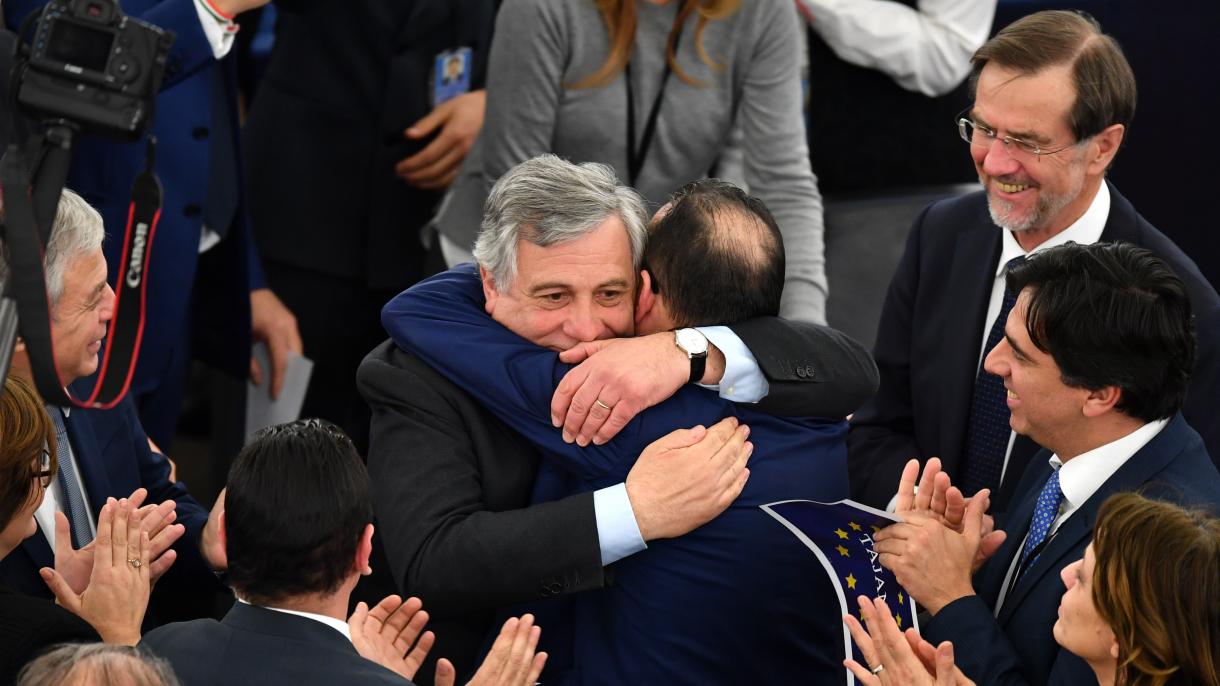 Antonio Tajani eletto presidente del Parlamento Ue