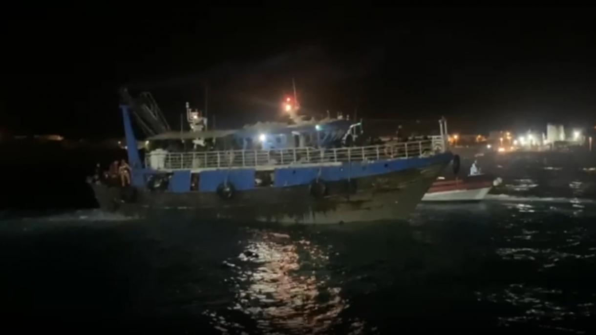 Egy migránshajó süllyedt el az olaszországi Lampedusa-szigetnél