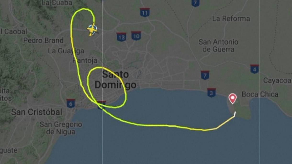 多米尼加共和国一架小型飞机坠毁