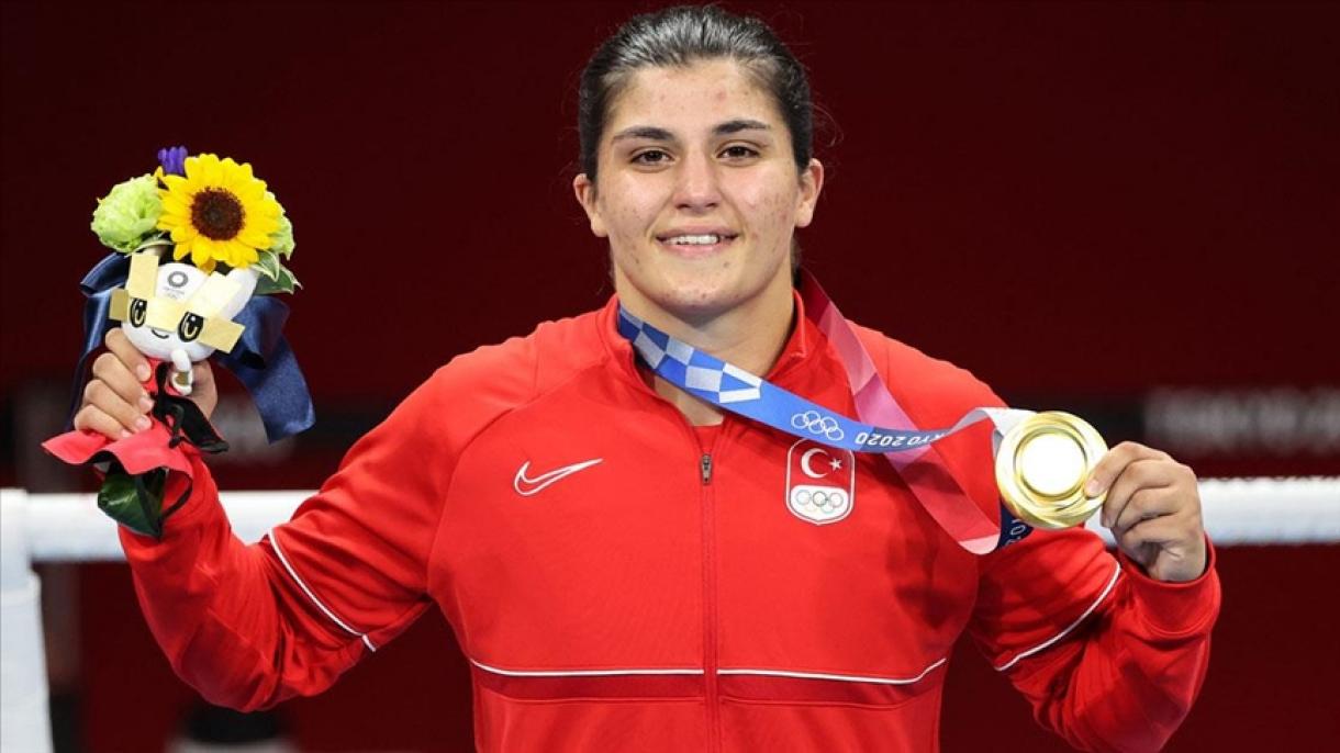 ورزشکار زن ترک موفق به کسب مدال طلا شد