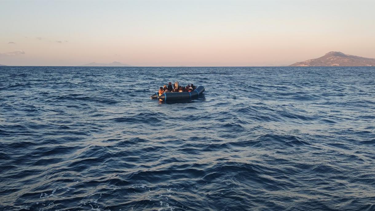 Guardia Costera turca rescata a más de 40 migrantes irregulares en Seferihisar