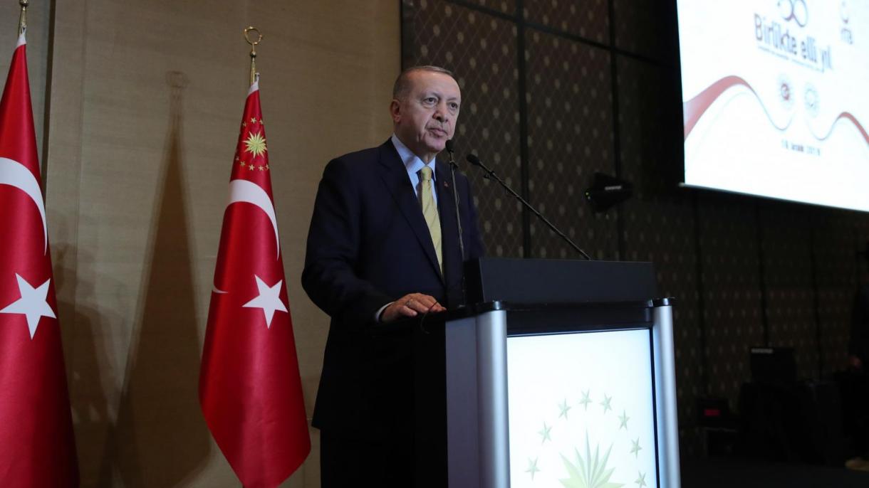 Turkiya prezidenti Erdo'g'an Shveysariyada o'tkazilgan tadbirda ma'ruza qildi