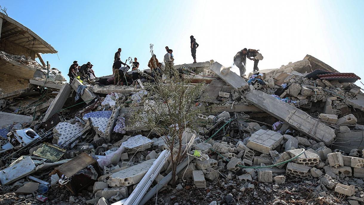 俄罗斯战机轰炸伊德利卜居民区3位平民丧生