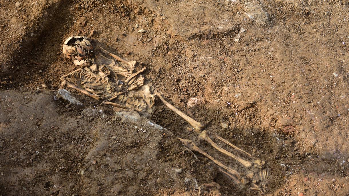 Xäydärpaşada 1000 yıllıq skelet