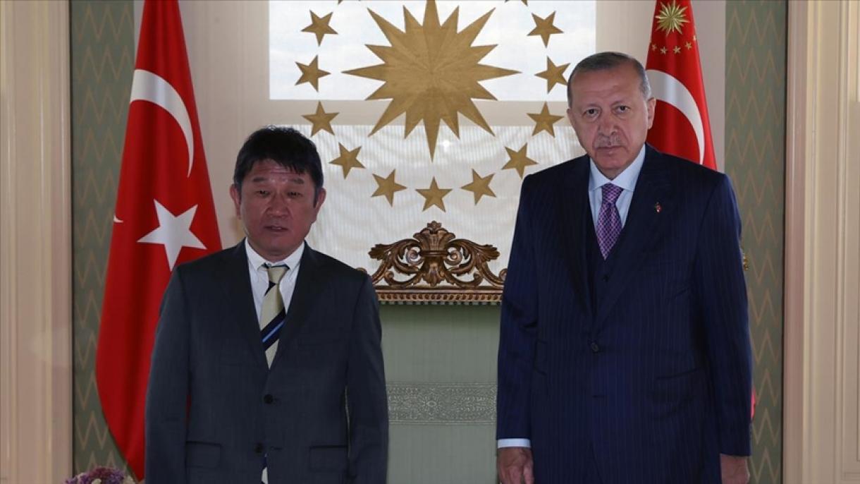 Эрдоган Япониянын тышкы иштер министрин кабыл алды