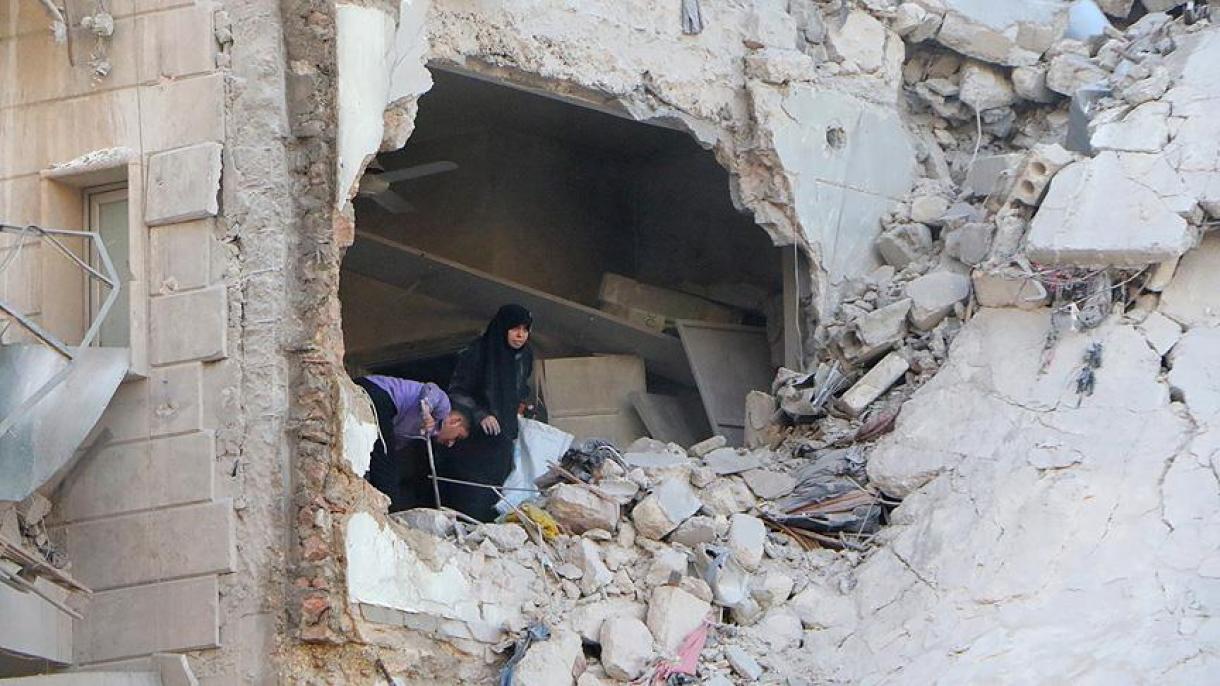 حمله هوایی به اویجه در حومه حلب 30 کشته برجای گذاشت